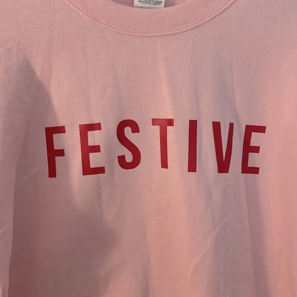 NWOT Festive Sweatshirt Size Medium - Picture 3 of 5